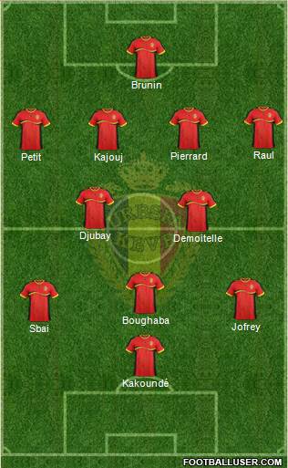 Belgium Formation 2013