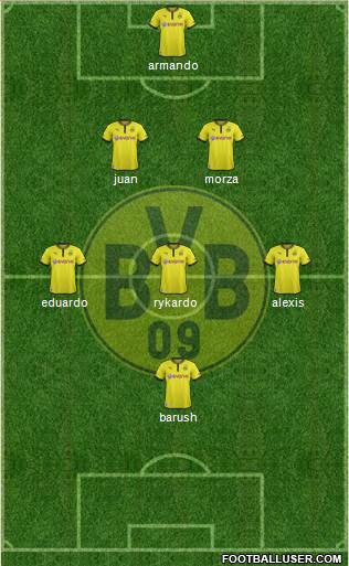 Borussia Dortmund Formation 2013
