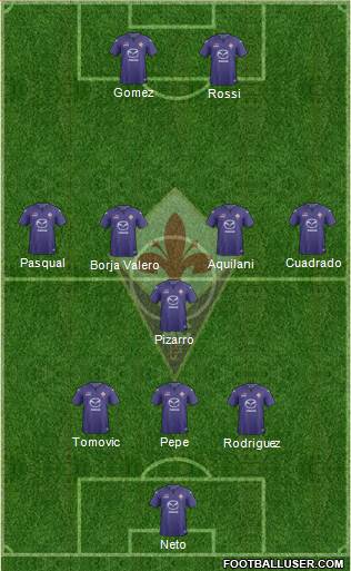 Fiorentina Formation 2013