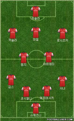 Arsenal Formation 2013
