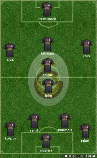 Galatasaray SK Formation 2013