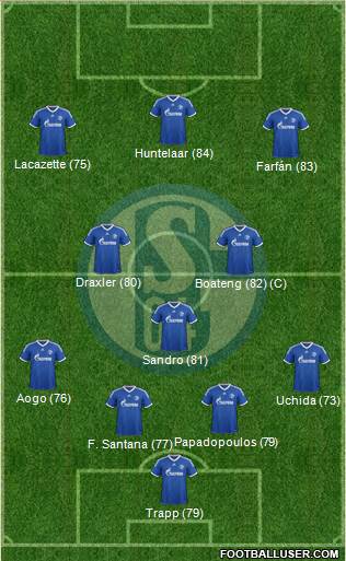 FC Schalke 04 Formation 2013