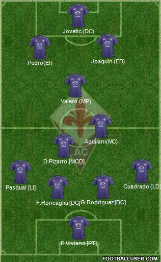 Fiorentina Formation 2013