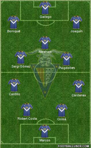 C.F. Badalona Formation 2013
