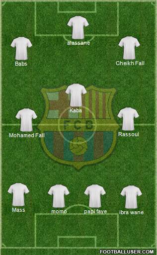 F.C. Barcelona Formation 2013