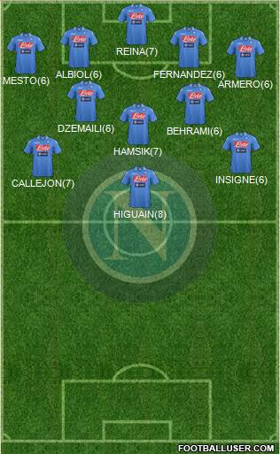 Napoli Formation 2013