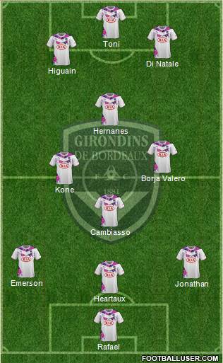 FC Girondins de Bordeaux Formation 2013