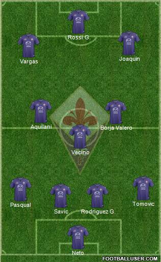 Fiorentina Formation 2013