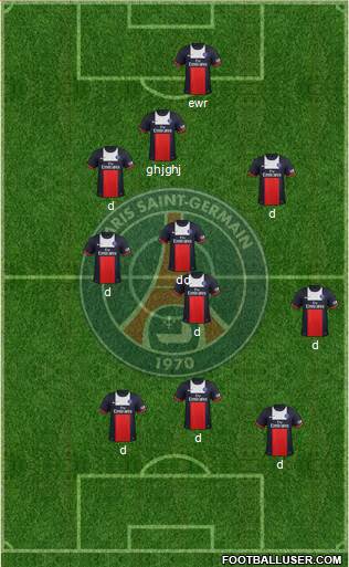 Paris Saint-Germain Formation 2013