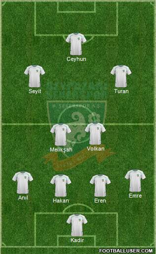 Etimesgut Sekerspor A.S. Formation 2013