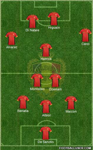 Belgium Formation 2013