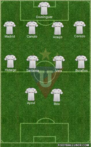 LDU de Quito Formation 2013