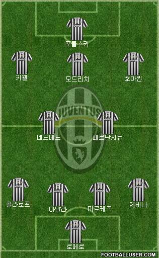 Juventus Formation 2013