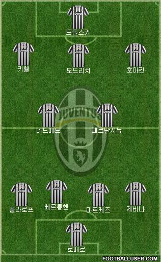 Juventus Formation 2013