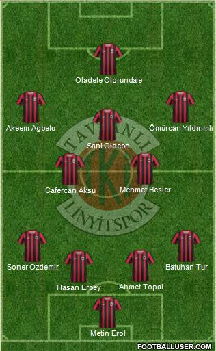Tavsanli Linyitspor Formation 2013
