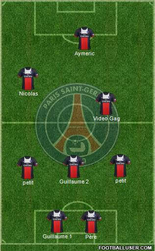 Paris Saint-Germain Formation 2013