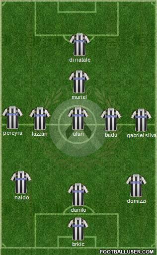 Udinese Formation 2013