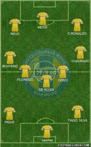 BATE Borisov Formation 2013