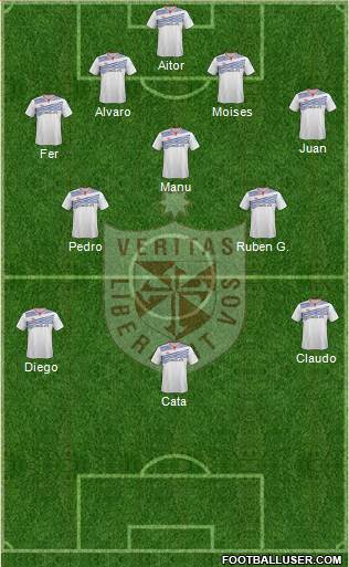 CDU San Martín de Porras S.A. football formation