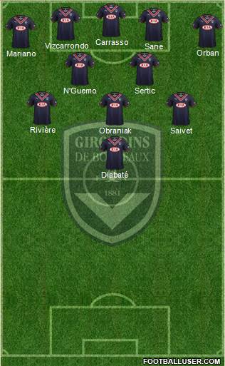 FC Girondins de Bordeaux Formation 2013