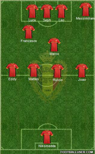 Belgium Formation 2013