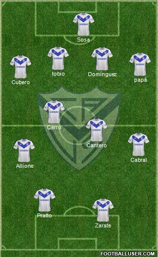 Vélez Sarsfield Formation 2013