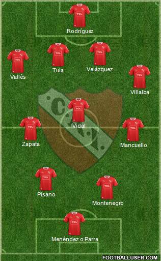 Independiente Formation 2013