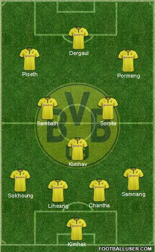 Borussia Dortmund Formation 2013