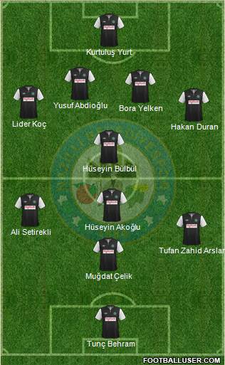 Nazilli Belediyespor Formation 2013