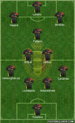 Belgium Formation 2013