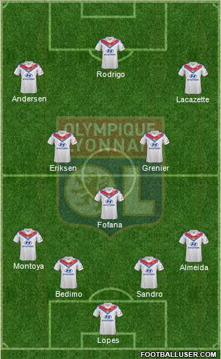 Olympique Lyonnais Formation 2013