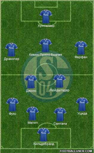 FC Schalke 04 Formation 2013
