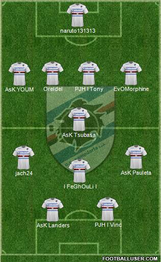 Sampdoria Formation 2013