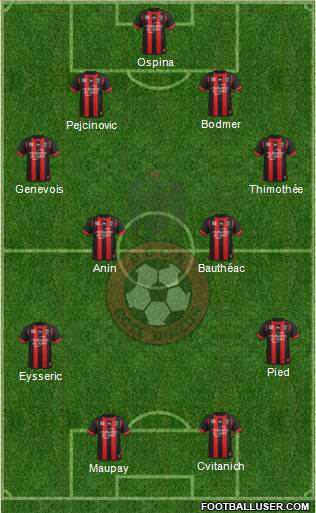 OGC Nice Côte d'Azur Formation 2013