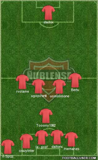 CD Ñublense S.A.D.P. football formation