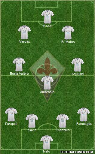 Fiorentina Formation 2013