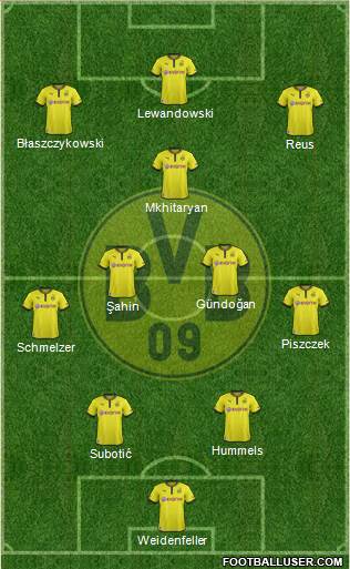 Borussia Dortmund Formation 2013