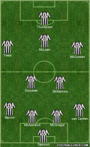 St. Mirren Formation 2013