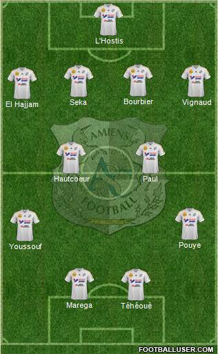Amiens Sporting Club Football Formation 2013