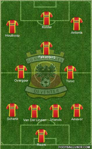 Go Ahead Eagles Formation 2013