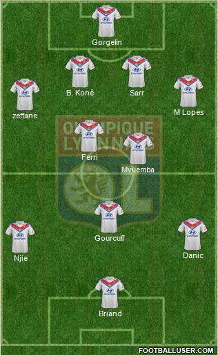 Olympique Lyonnais Formation 2013