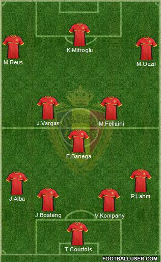 Belgium Formation 2013