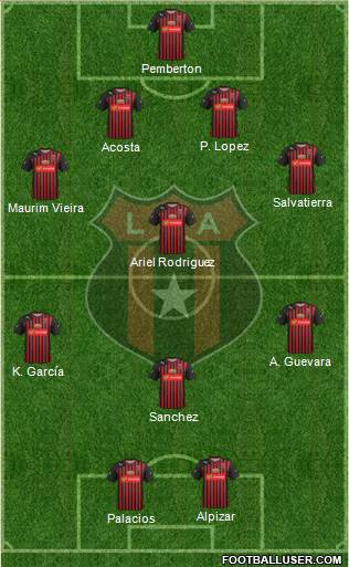 Liga Deportiva Alajuelense football formation