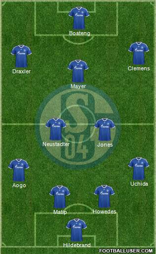 FC Schalke 04 Formation 2013