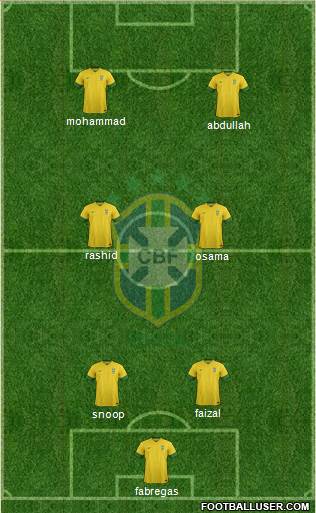 Brazil Formation 2013