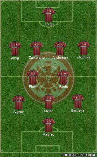 Eintracht Frankfurt Formation 2013