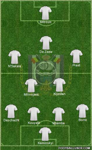 RSC Anderlecht Formation 2013
