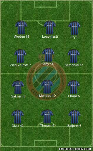 Club Brugge KV Formation 2013