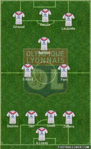 Olympique Lyonnais Formation 2013