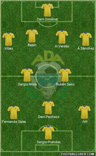 A.D. Alcorcón Formation 2013